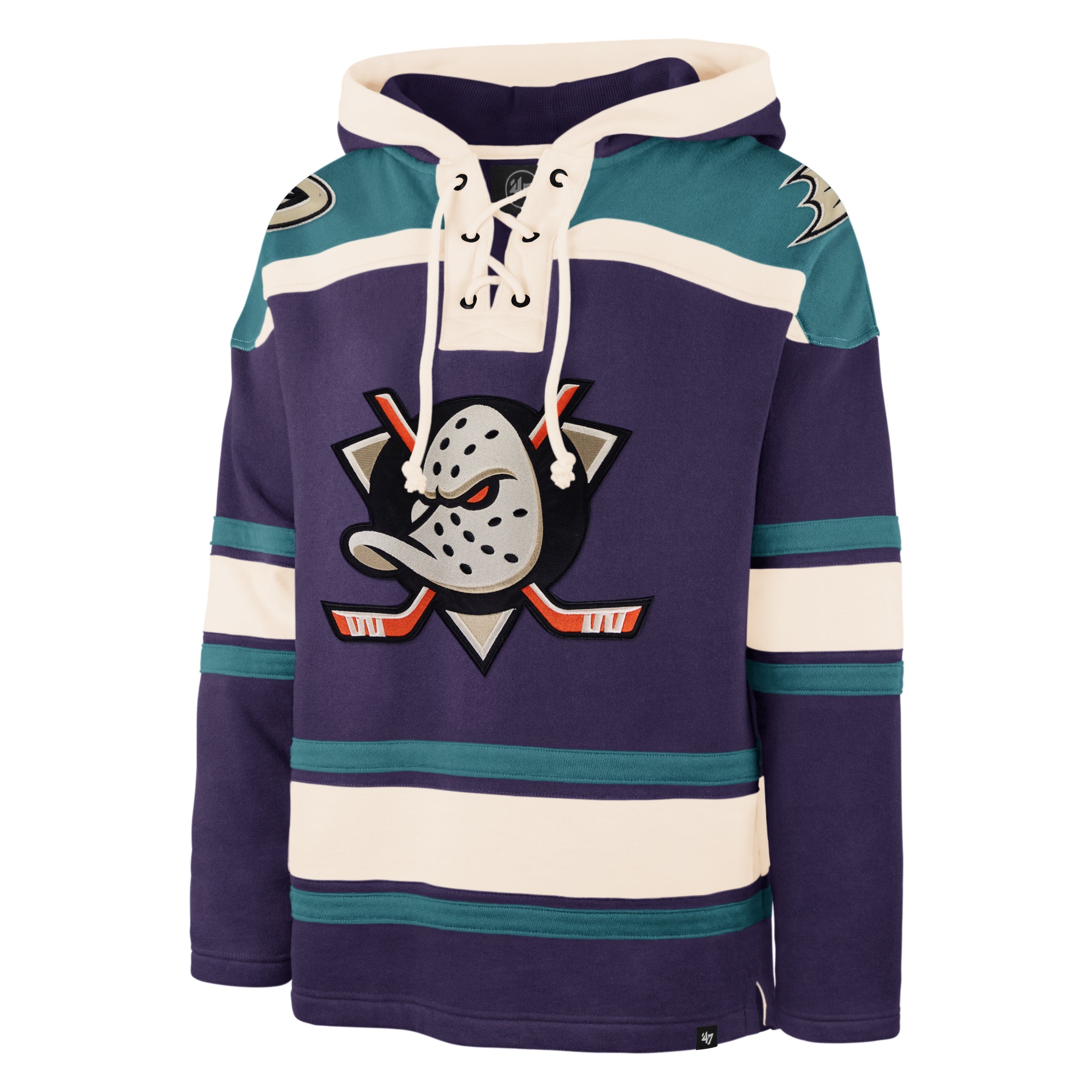 ANAHEIM DUCKS SUPERIOR '47 LACER HOOD PURPLE