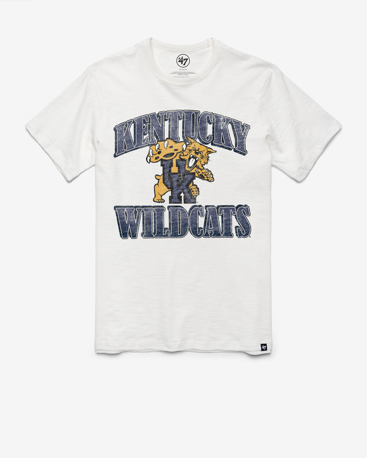 KENTUCKY WILDCATS OVERRUN '47 SCRUM TEE WHITE WASH