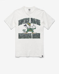 NOTRE DAME FIGHTING IRISH OVERRUN '47 SCRUM TEE WHITE WASH