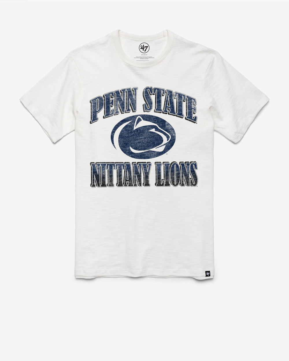 PENN STATE NITTANY LIONS OVERRUN '47 SCRUM TEE WHITE WASH