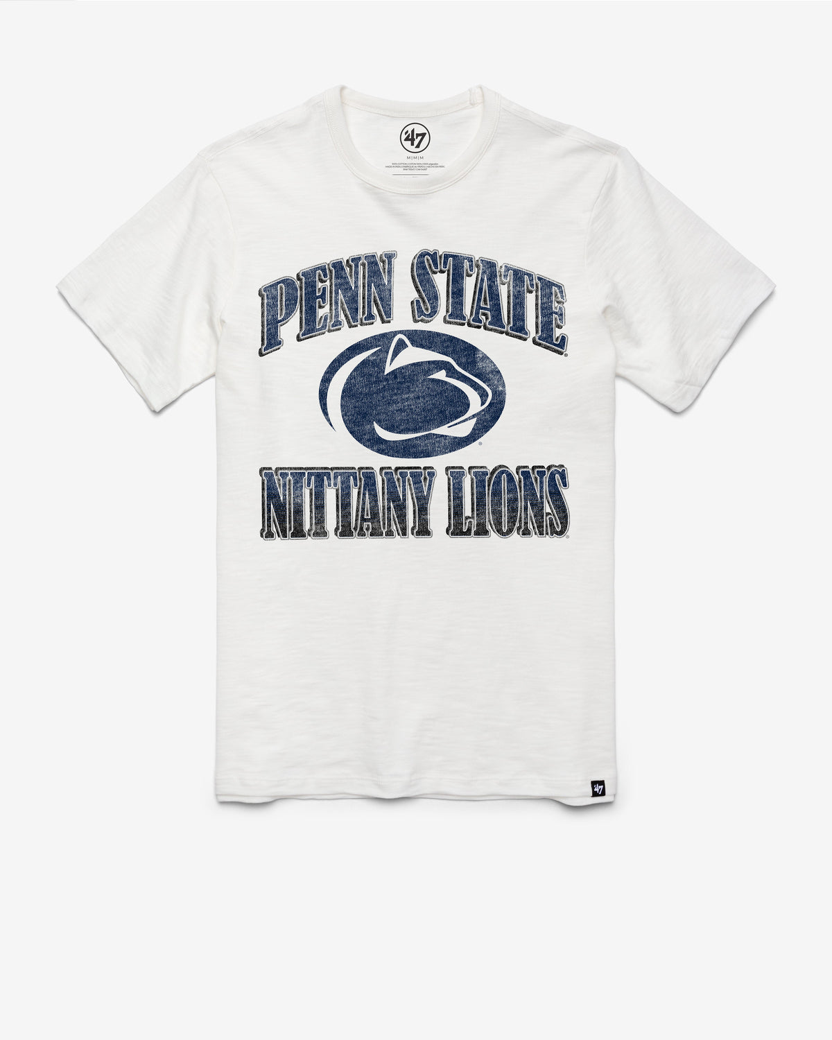 PENN STATE NITTANY LIONS OVERRUN '47 SCRUM TEE WHITE WASH
