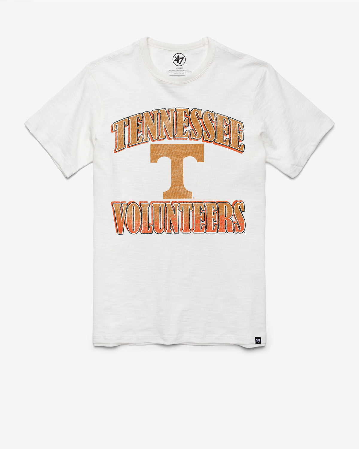 TENNESSEE VOLUNTEERS OVERRUN '47 SCRUM TEE WHITE WASH