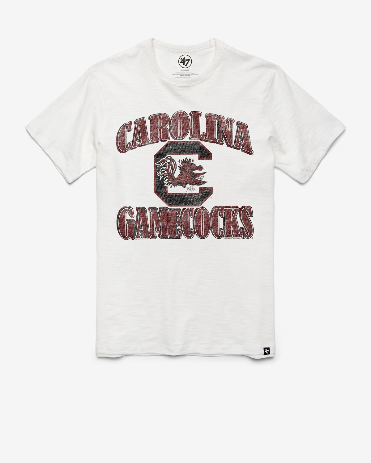 SOUTH CAROLINA GAMECOCKS OVERRUN '47 SCRUM TEE WHITE WASH