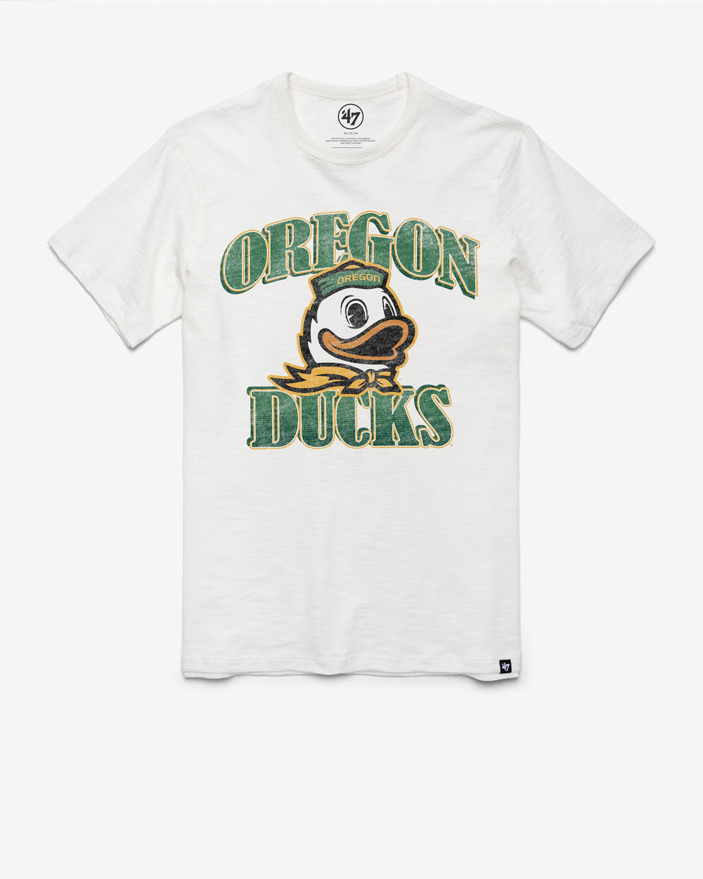 OREGON DUCKS OVERRUN '47 SCRUM TEE WHITE WASH