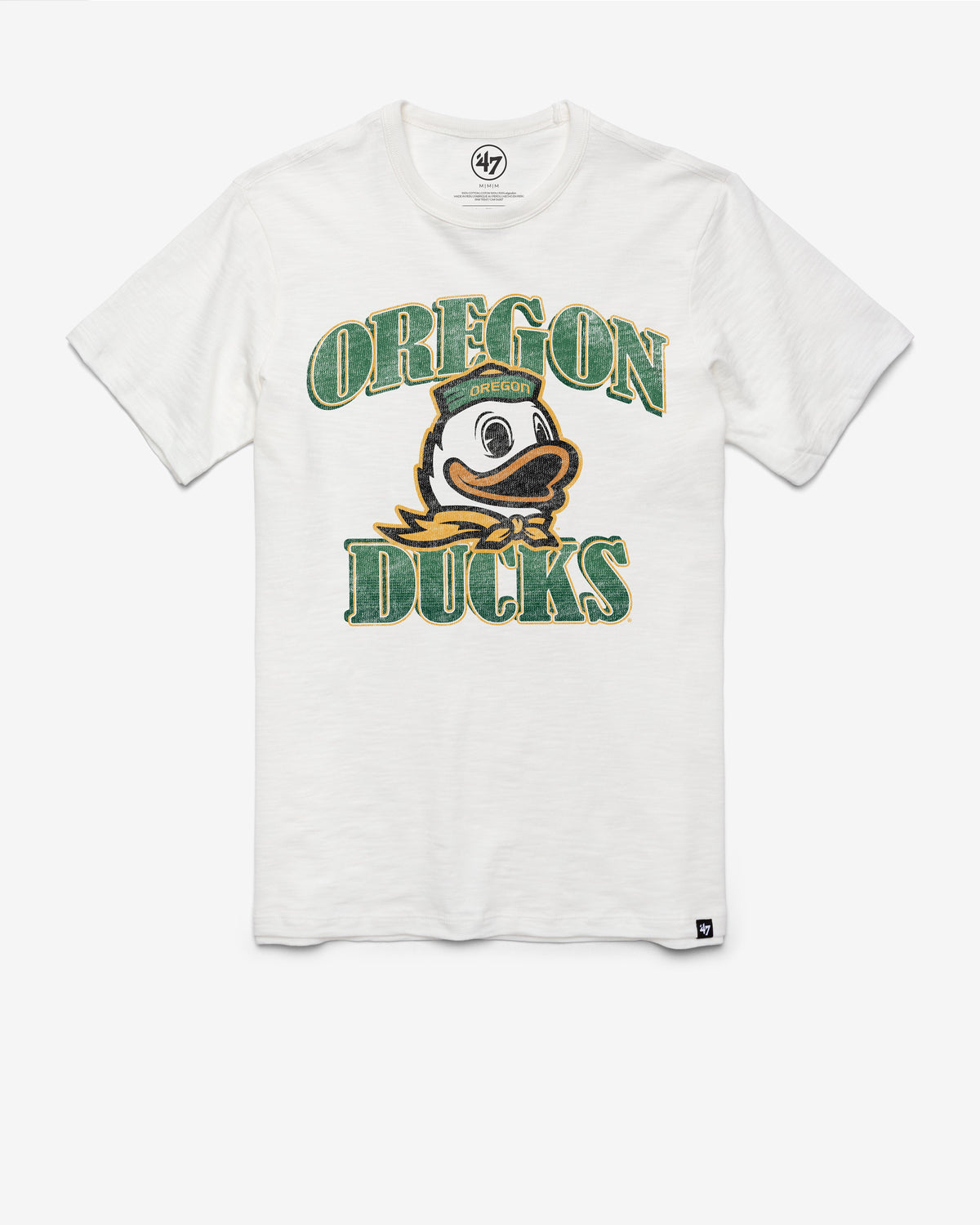 OREGON DUCKS OVERRUN '47 SCRUM TEE WHITE WASH