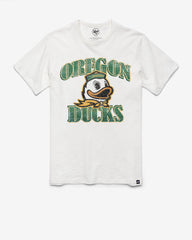 OREGON DUCKS OVERRUN '47 SCRUM TEE WHITE WASH