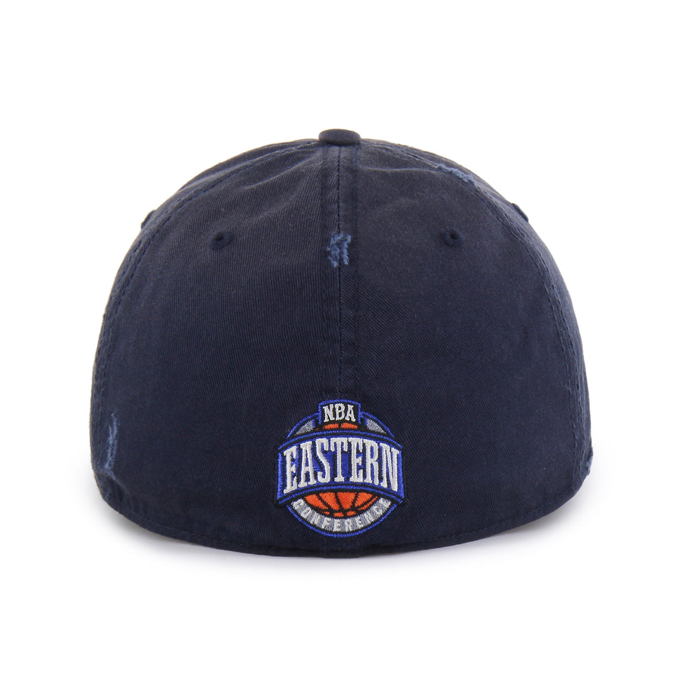 PHILADELPHIA 76ERS HARDWOOD CLASSICS WORN '47 FRANCHISE LIFESTYLE NAVY