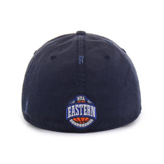 PHILADELPHIA 76ERS HARDWOOD CLASSICS WORN '47 FRANCHISE LIFESTYLE NAVY