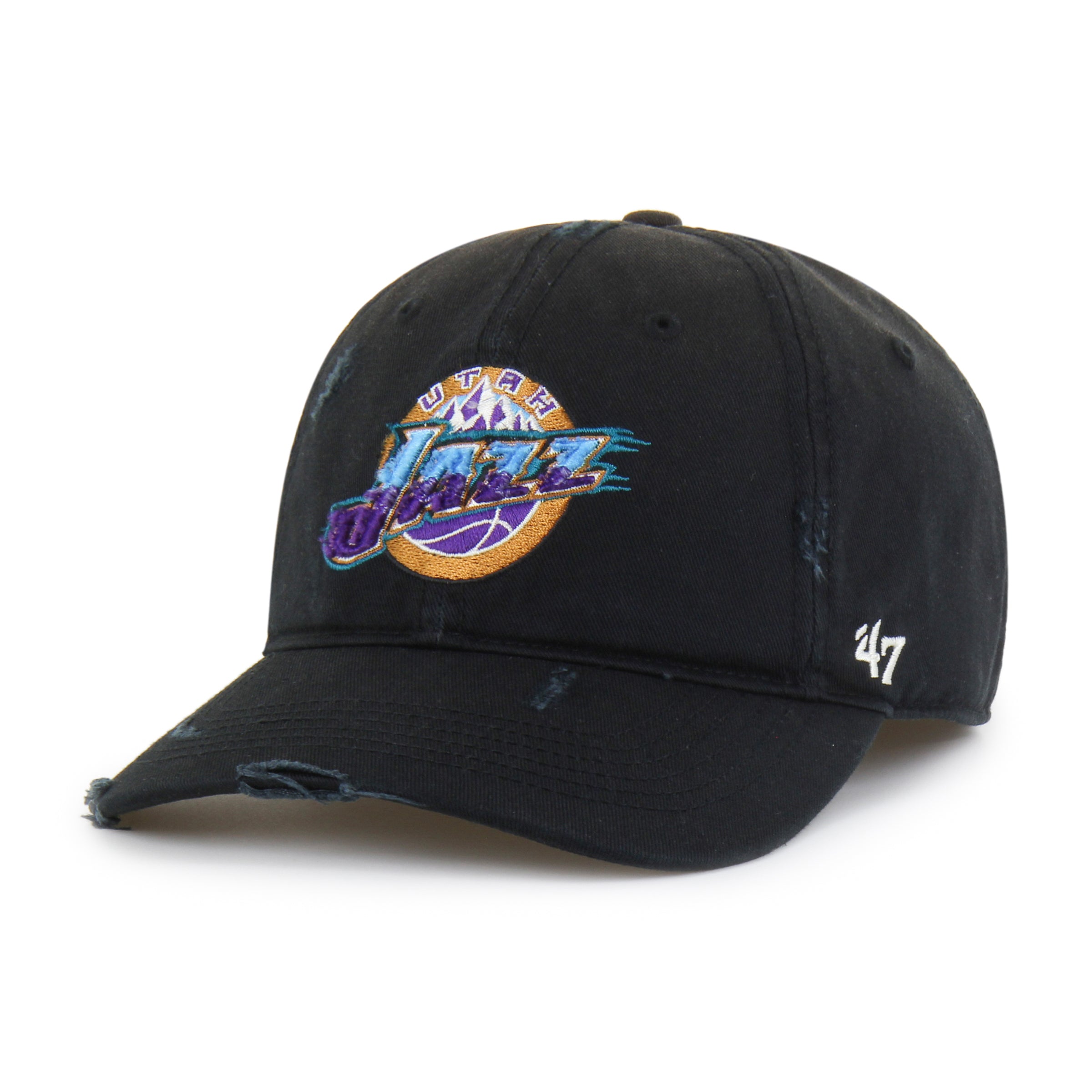 UTAH JAZZ HARDWOOD CLASSICS WORN '47 FRANCHISE LIFESTYLE BLACK