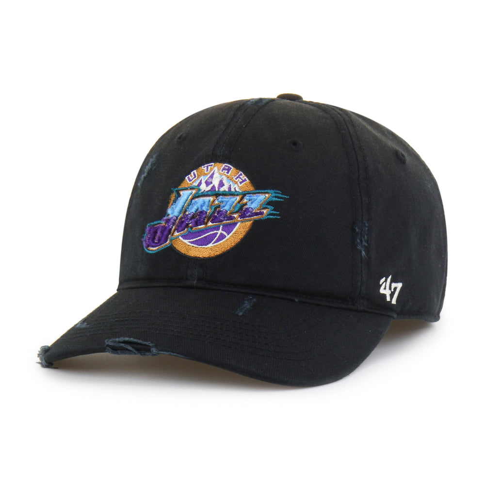 UTAH JAZZ HARDWOOD CLASSICS WORN '47 FRANCHISE LIFESTYLE BLACK