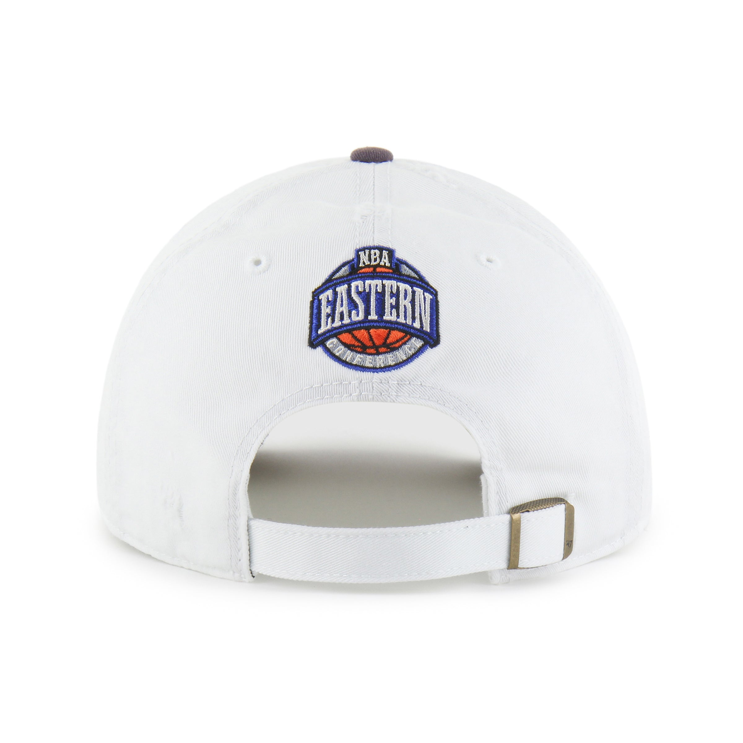 PHILADELPHIA 76ERS HARDWOOD CLASSICS WORN SCRIPT '47 CLEAN UP MF MID FIT WHITE