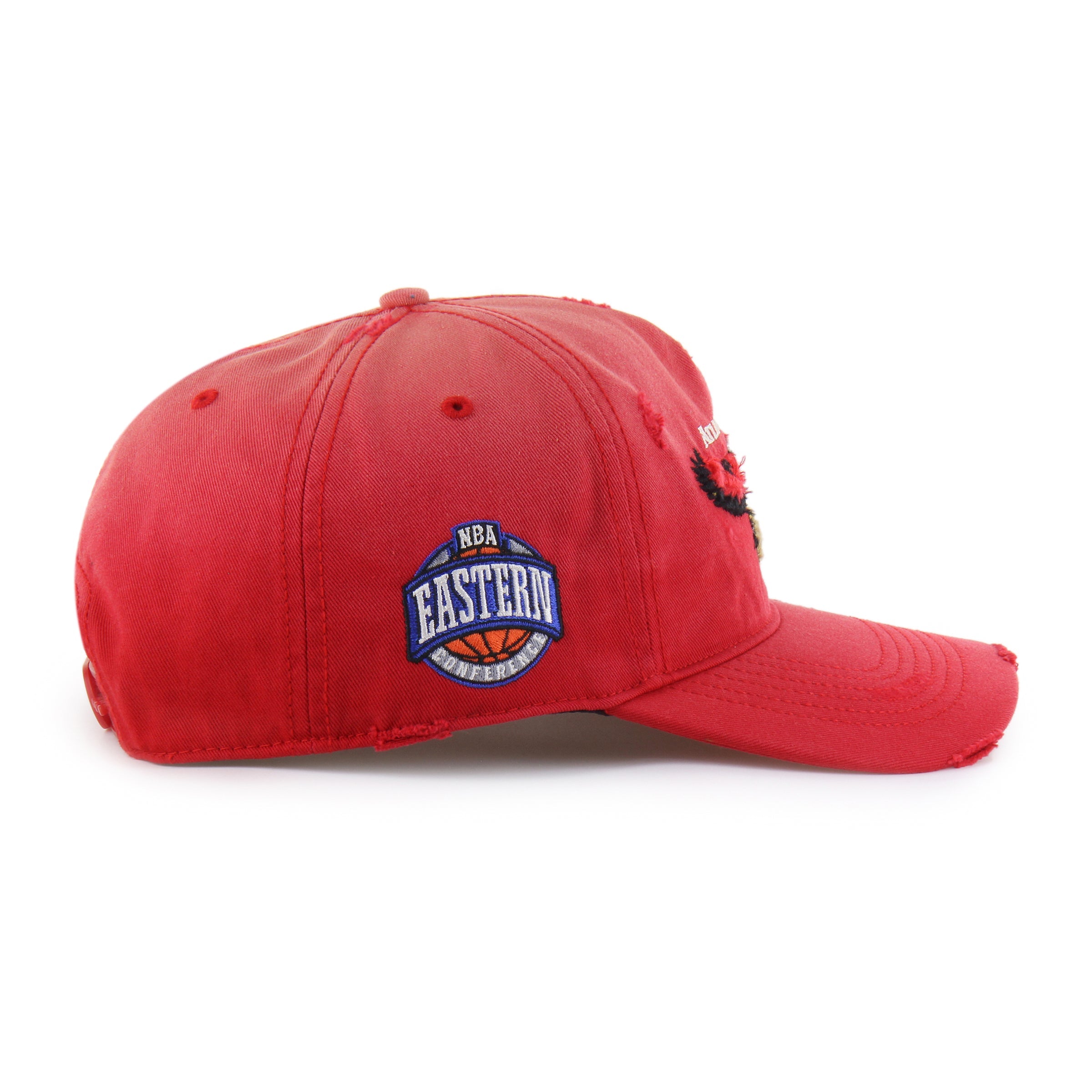 ATLANTA HAWKS HARDWOOD CLASSICS WORN '47 HITCH LC LOW CROWN RED