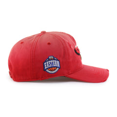 ATLANTA HAWKS HARDWOOD CLASSICS WORN '47 HITCH LC LOW CROWN RED