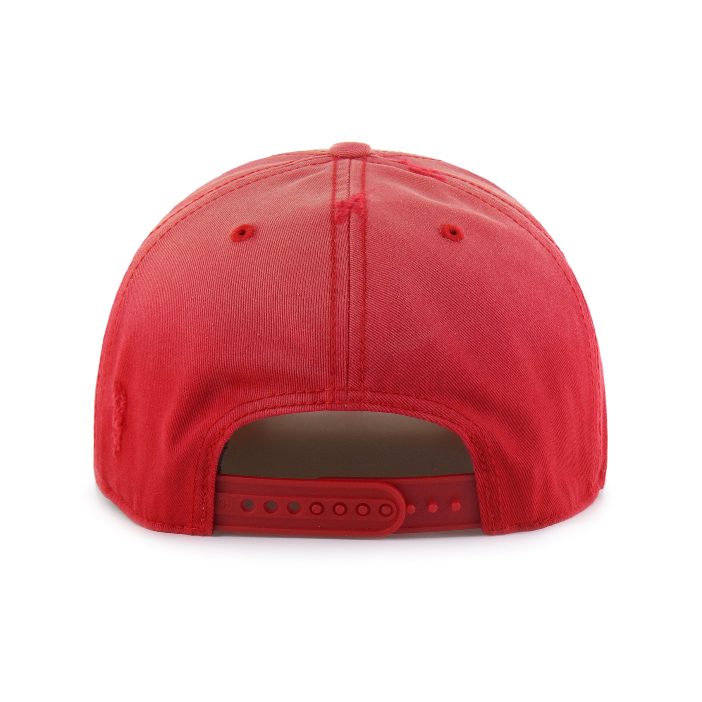 ATLANTA HAWKS HARDWOOD CLASSICS WORN '47 HITCH LC LOW CROWN RED