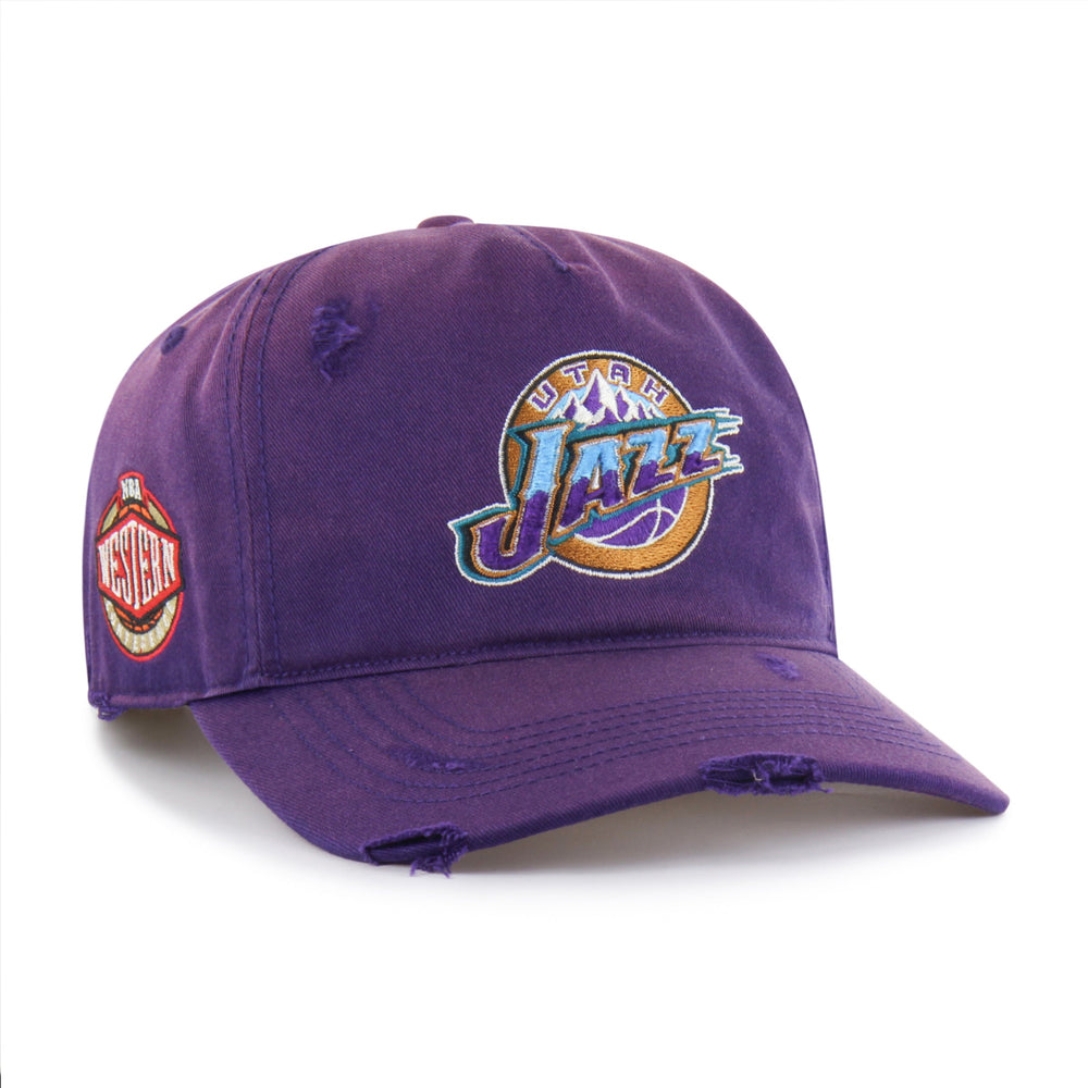 UTAH JAZZ HARDWOOD CLASSICS WORN '47 HITCH LC LOW CROWN PURPLE
