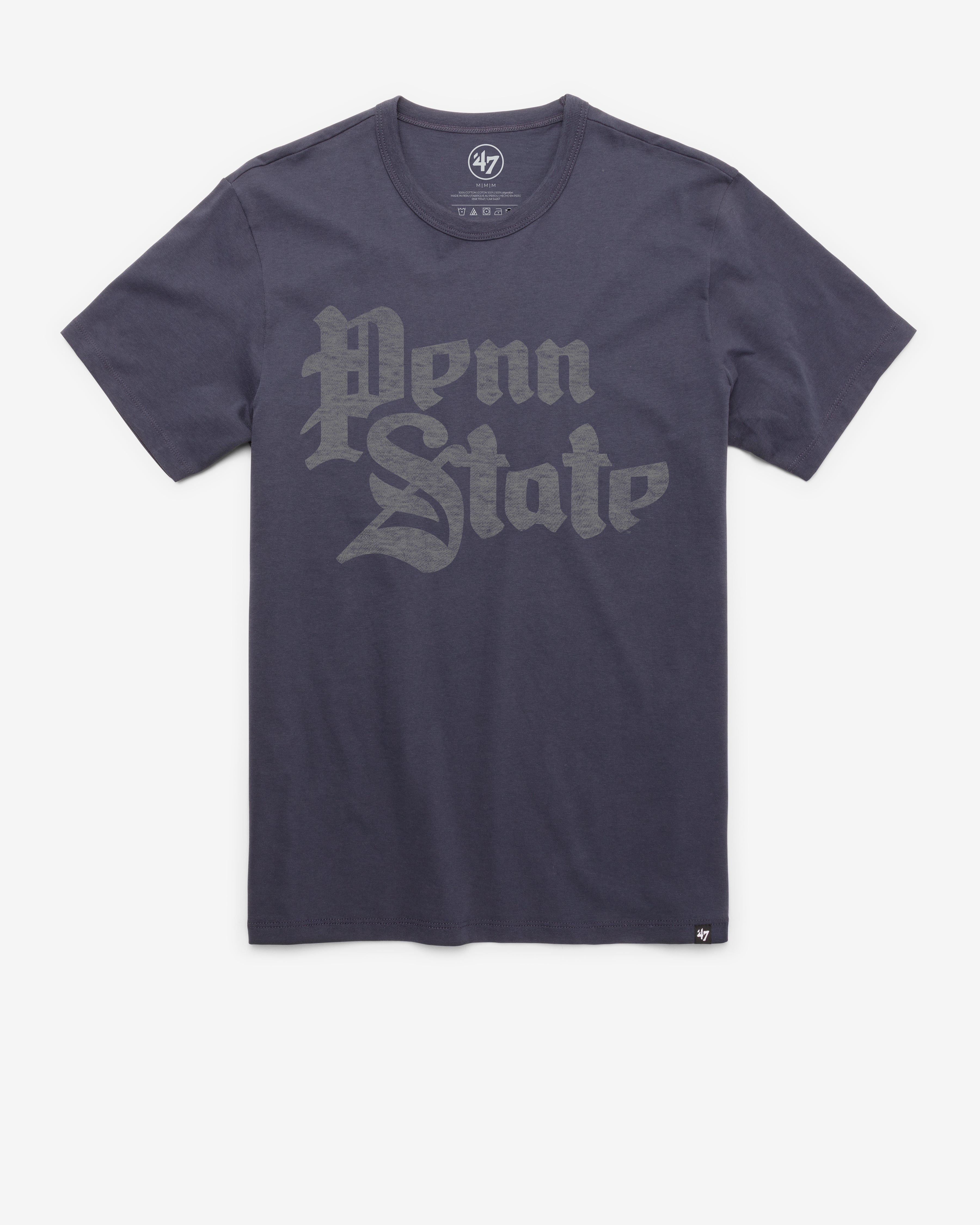 PENN STATE NITTANY LIONS VINTAGE PREMIER '47 FRANKLIN TEE ATLAS BLUE