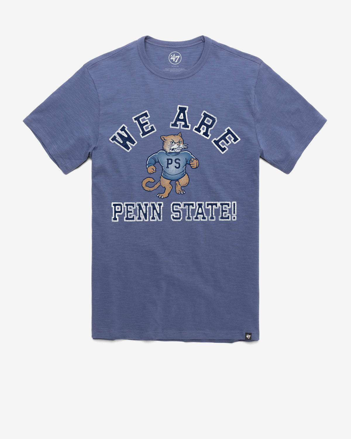 PENN STATE NITTANY LIONS VINTAGE VARSITY HOUSE '47 SCRUM TEE BLEACHER BLUE