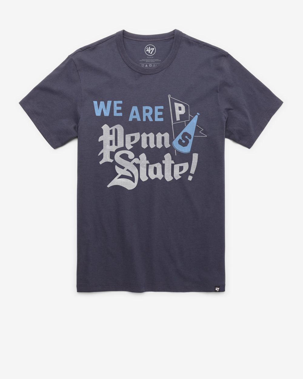 PENN STATE NITTANY LIONS VINTAGE VARSITY HOUSE '47 FRANKLIN TEE ATLAS BLUE