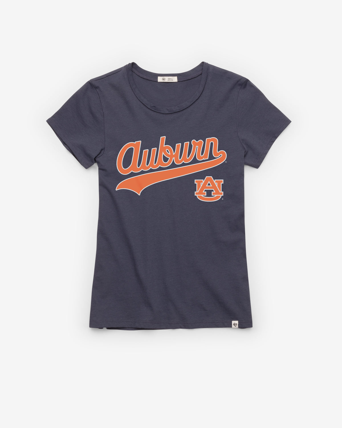 AUBURN TIGERS TAIL SWEEP '47 FRANKIE TEE WOMENS ATLAS BLUE