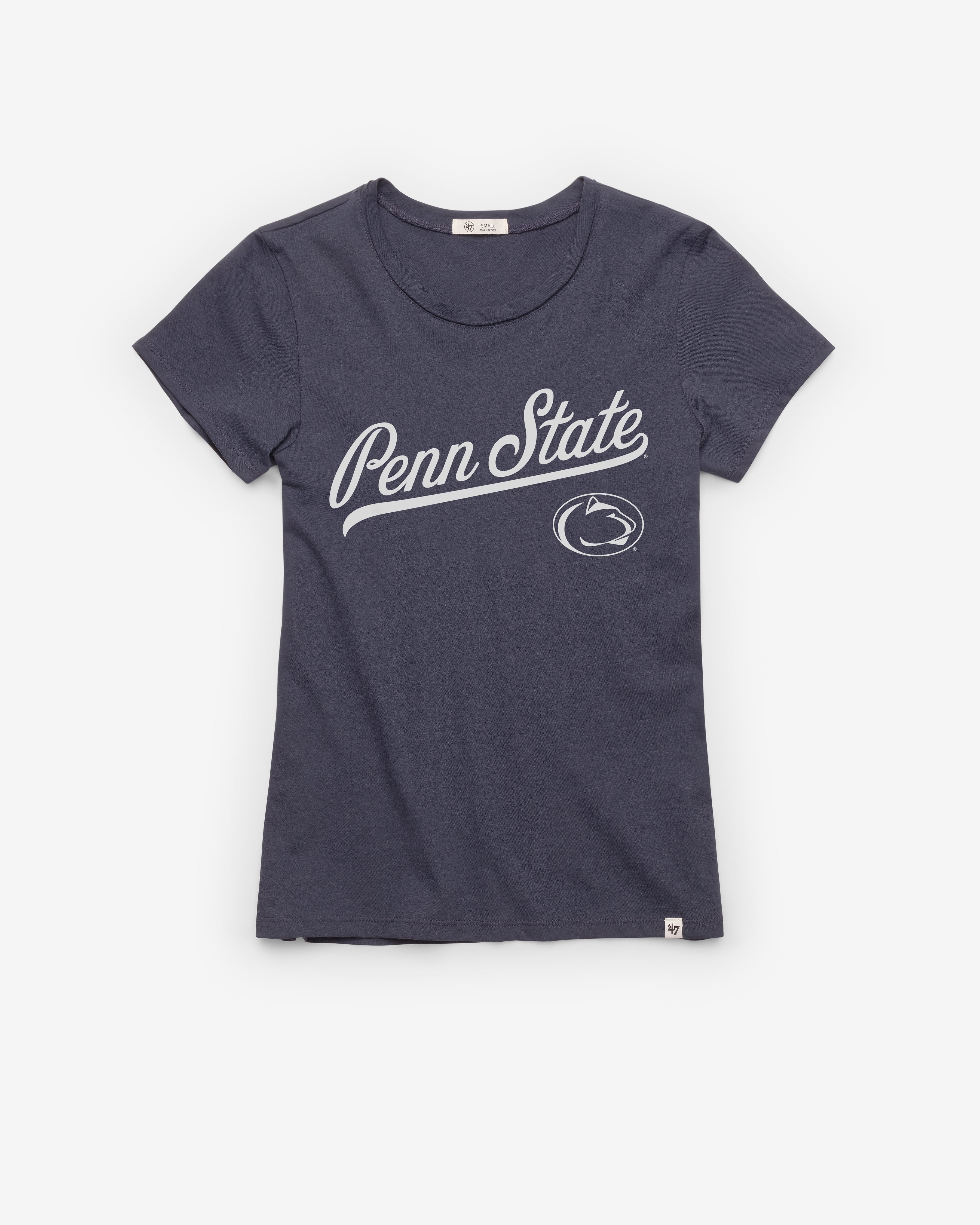 PENN STATE NITTANY LIONS TAIL SWEEP '47 FRANKIE TEE WOMENS ATLAS BLUE
