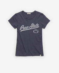 PENN STATE NITTANY LIONS TAIL SWEEP '47 FRANKIE TEE WOMENS ATLAS BLUE