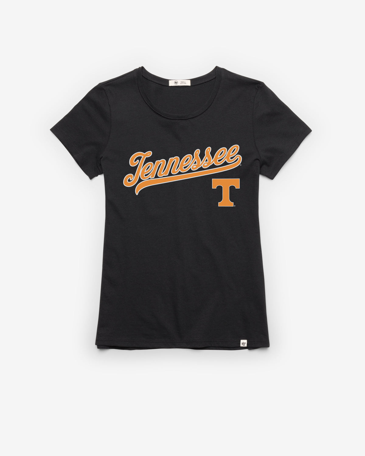 TENNESSEE VOLUNTEERS TAIL SWEEP '47 FRANKIE TEE WOMENS FLINT BLACK