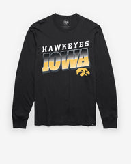 IOWA HAWKEYES POLISHED '47 FRANKLIN LONG SLEEVE TEE FLINT BLACK