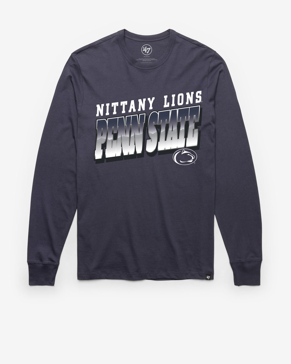 PENN STATE NITTANY LIONS POLISHED '47 FRANKLIN LONG SLEEVE TEE ATLAS BLUE