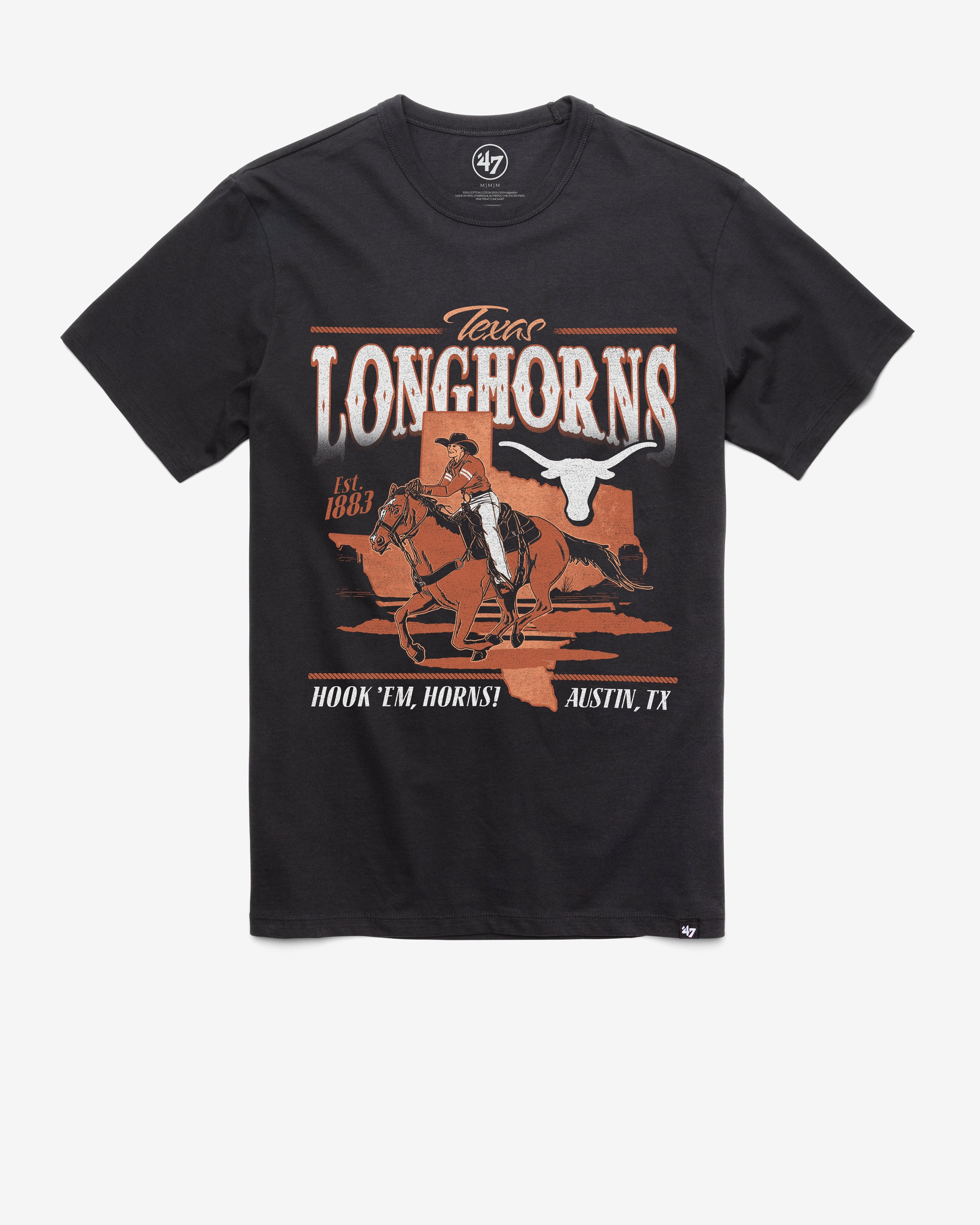 TEXAS LONGHORNS REGIONAL '47 FRANKLIN TEE FLINT BLACK