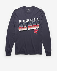 MISSISSIPPI REBELS POLISHED FRANKLIN LS MEN ATLAS BLUE