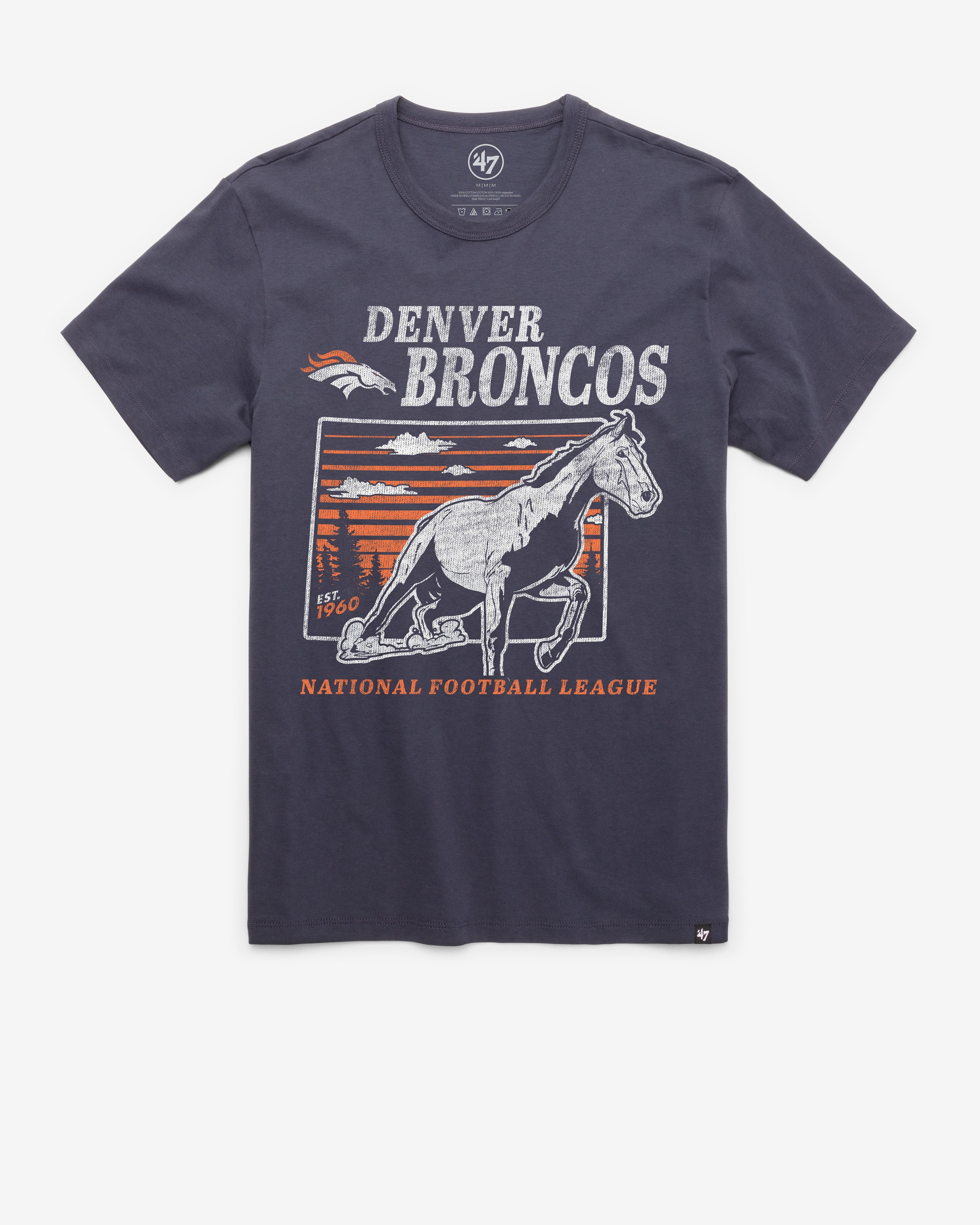 DENVER BRONCOS REGIONAL '47 FRANKLIN TEE ATLAS BLUE