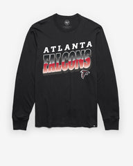 ATLANTA FALCONS POLISHED '47 FRANKLIN LONG SLEEVE TEE FLINT BLACK