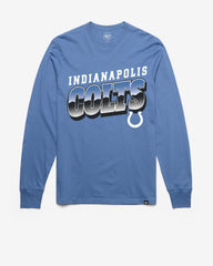 INDIANAPOLIS COLTS POLISHED '47 FRANKLIN LONG SLEEVE TEE CADET BLUE
