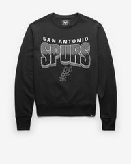 SAN ANTONIO SPURS BRUSH BY '47 HEADLINE CREW JET BLACK