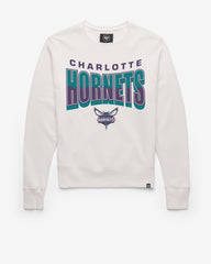 CHARLOTTE HORNETS BRUSH BY '47 HEADLINE CREW WHITE WASH
