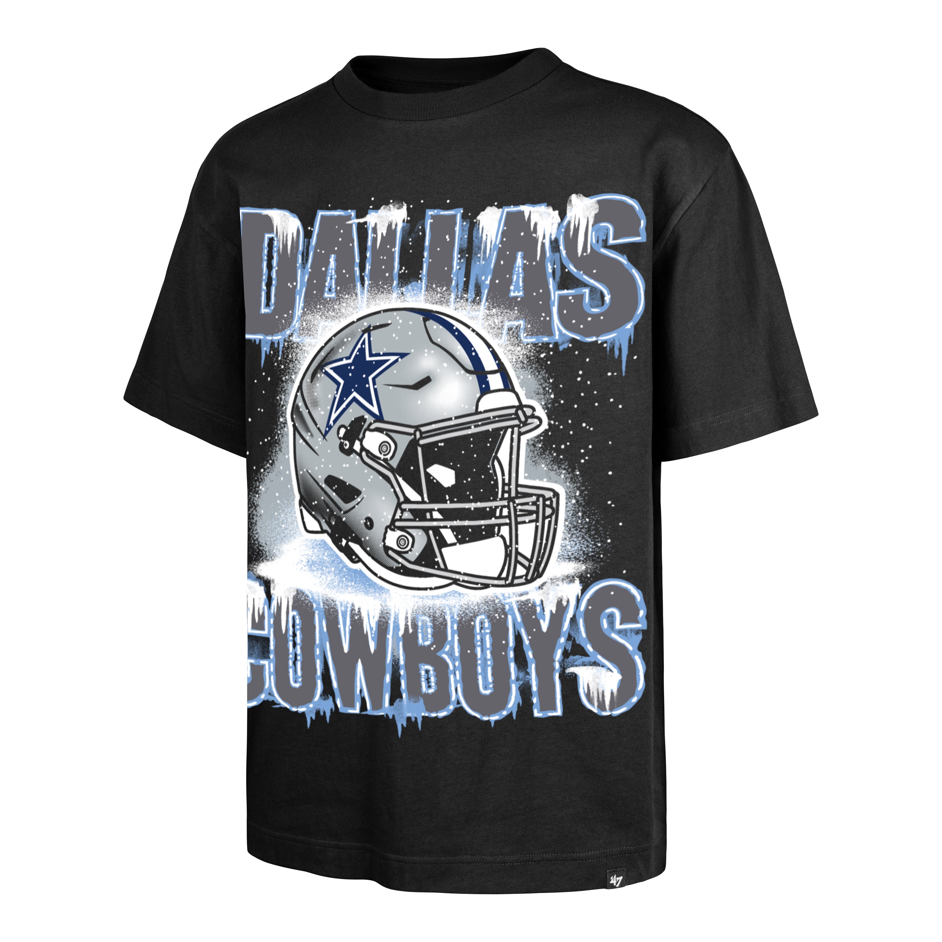 DALLAS COWBOYS FLURRY FORECAST '47 FOUNDATION TEE BLACK
