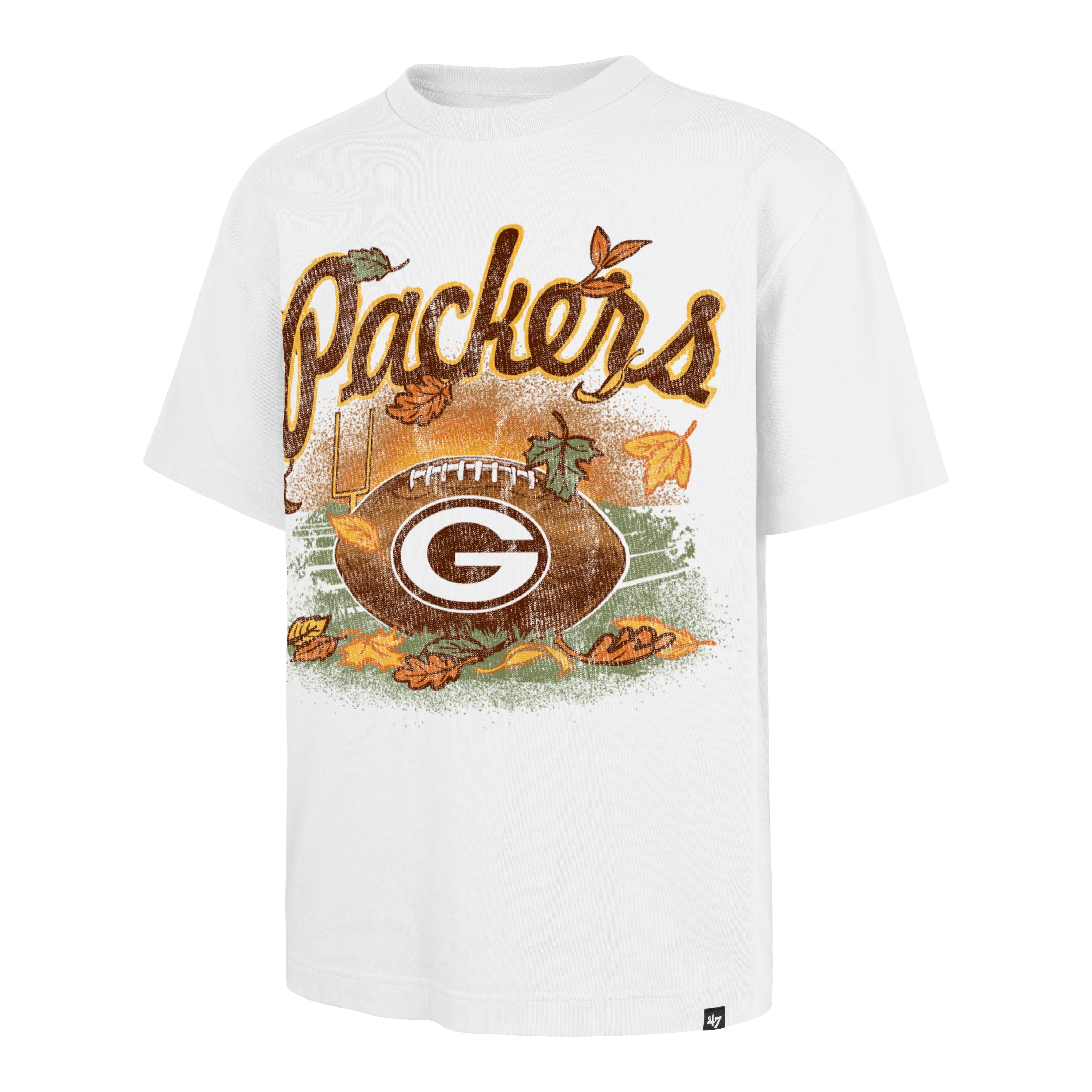 GREEN BAY PACKERS CRISP AUTUMN AIR '47 FOUNDATION TEE WHITE