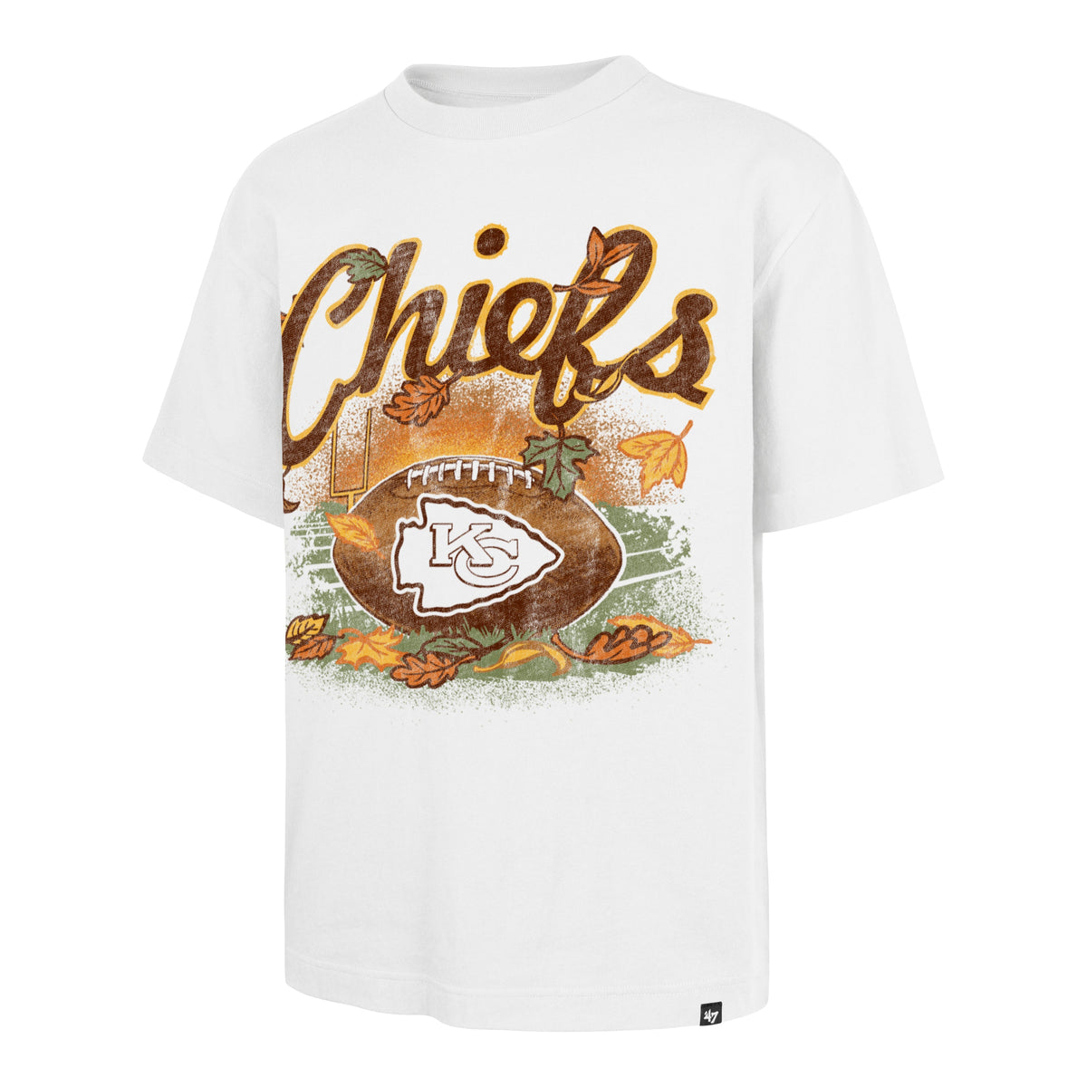 KANSAS CITY CHIEFS CRISP AUTUMN AIR '47 FOUNDATION TEE WHITE