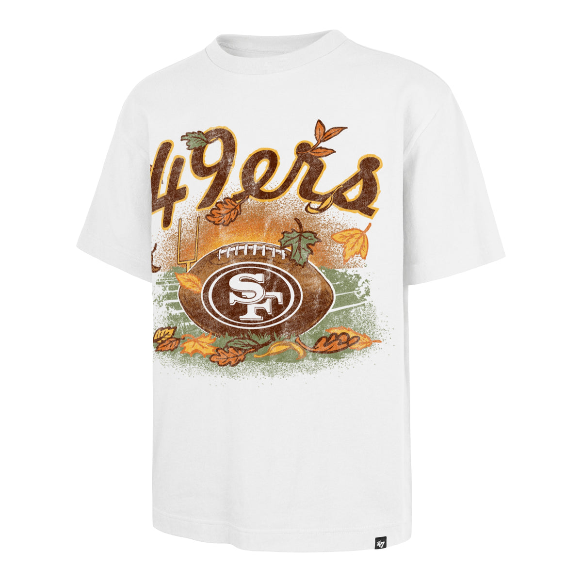 SAN FRANCISCO 49ERS CRISP AUTUMN AIR '47 FOUNDATION TEE WHITE