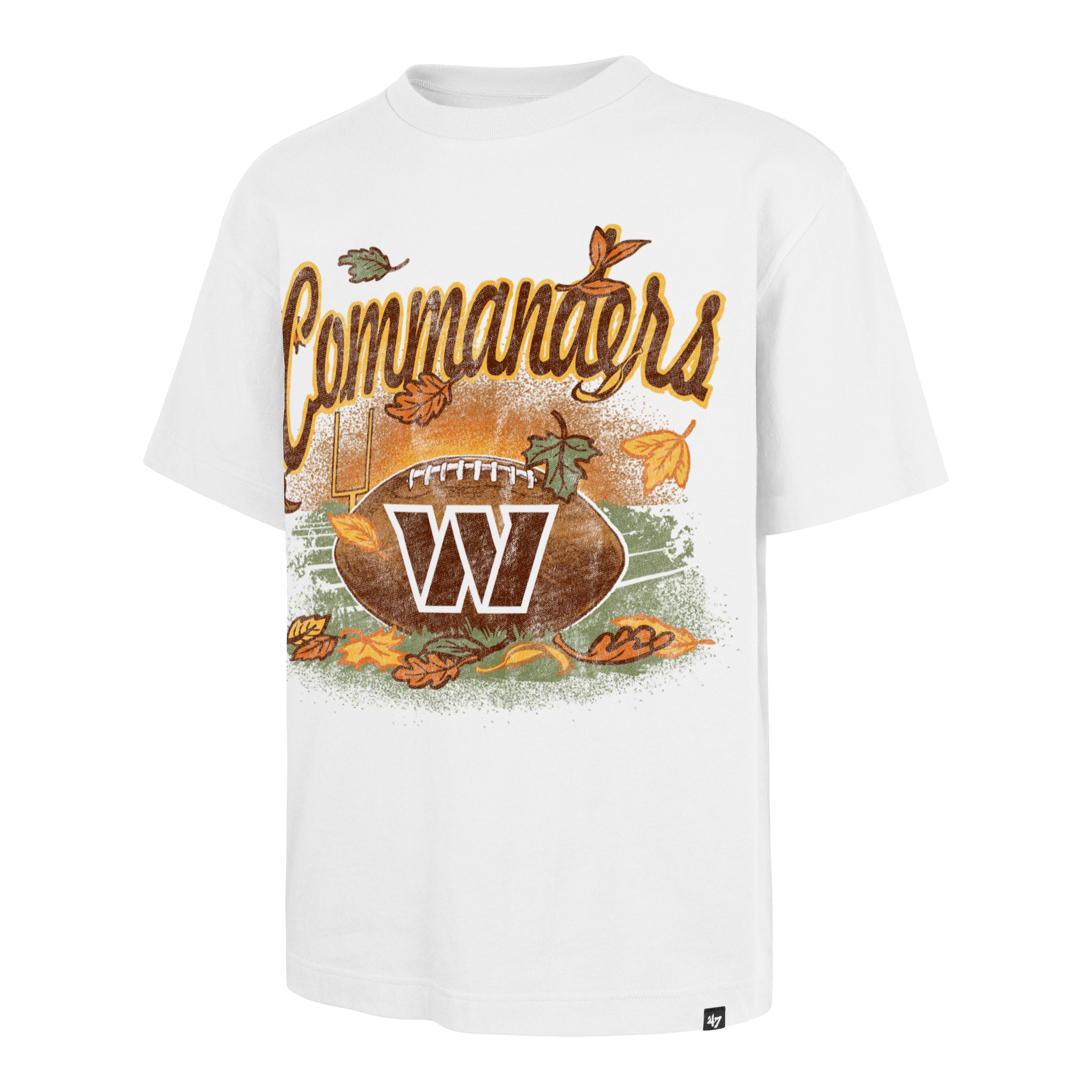 WASHINGTON COMMANDERS CRISP AUTUMN AIR '47 FOUNDATION TEE WHITE