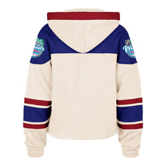 NEW YORK RANGERS WINTER CLASSIC CROPPED '47 SUPERIOR LACER HOOD WOMENS CREAM