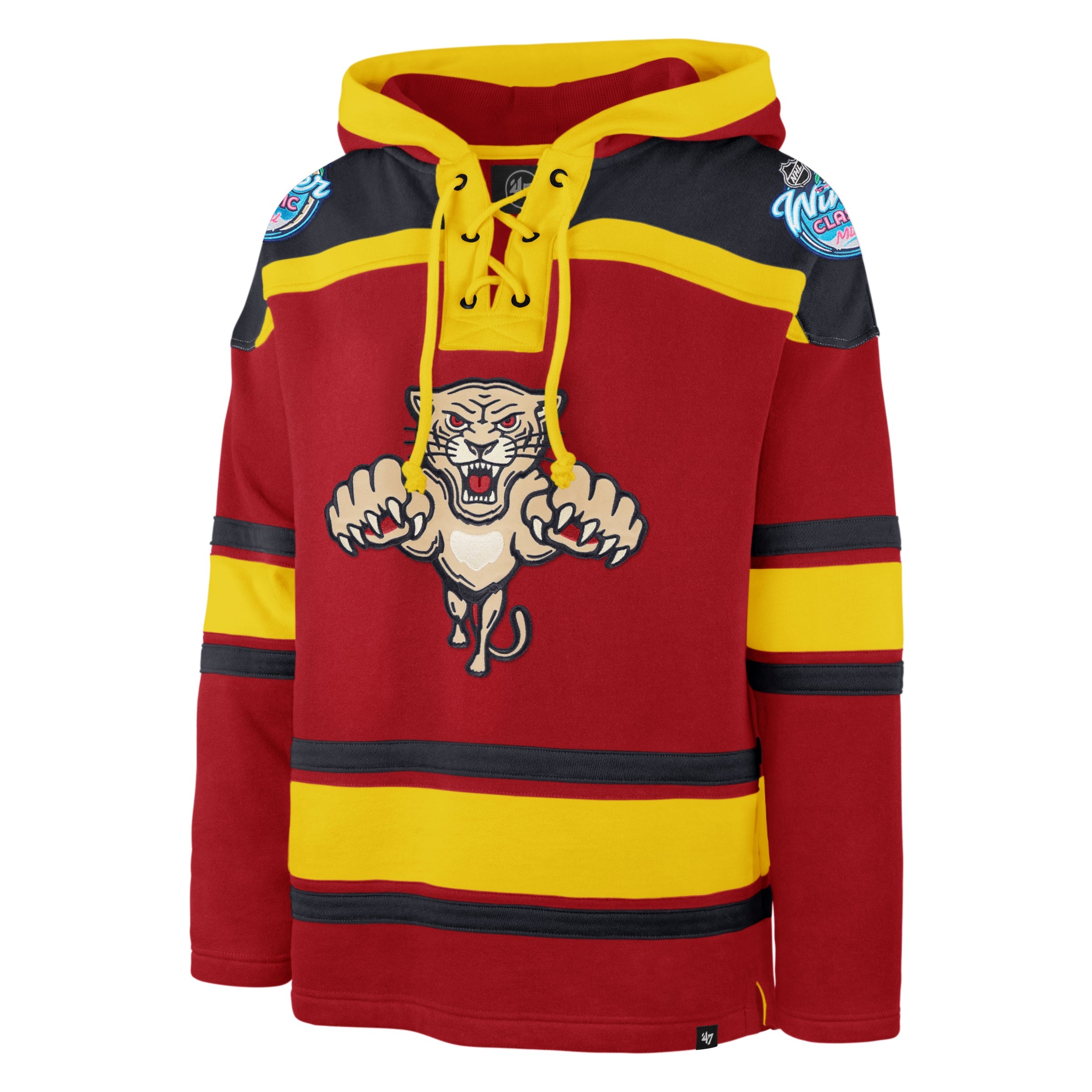 FLORIDA PANTHERS WINTER CLASSIC '47 SUPERIOR LACER HOOD RED
