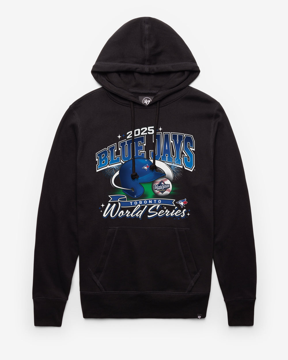 TORONTO BLUE JAYS 2025 WORLD SERIES '47 HEADLINE HOOD JET BLACK