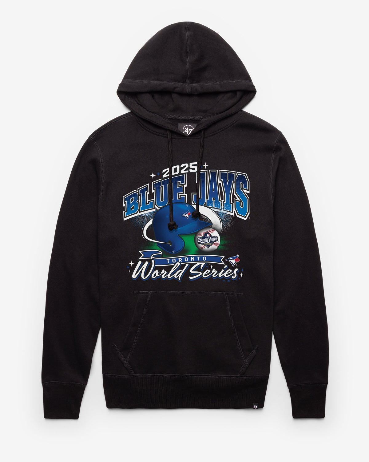 TORONTO BLUE JAYS 2025 WORLD SERIES '47 HEADLINE HOOD JET BLACK
