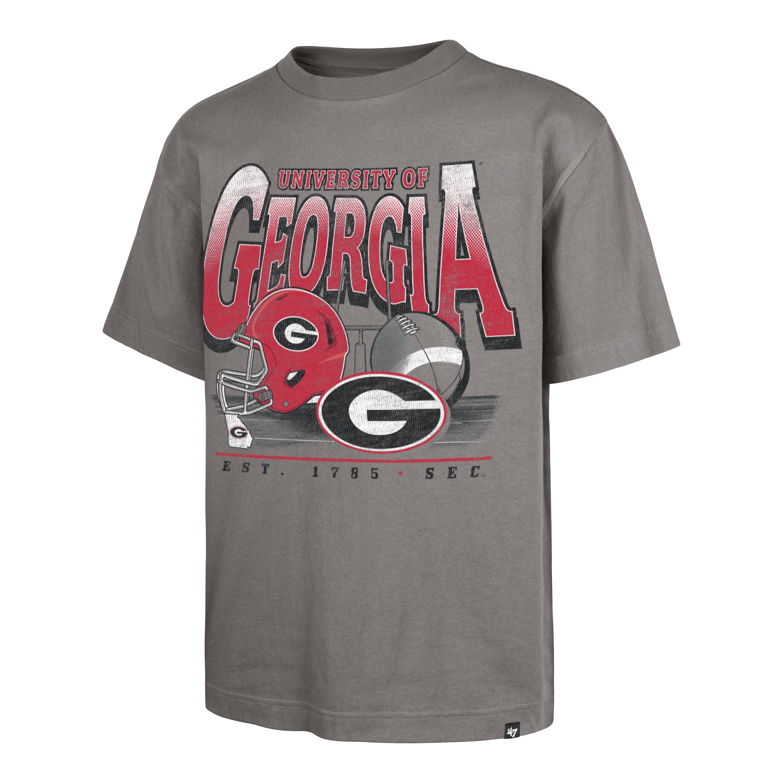 GEORGIA BULLDOGS REGIONAL '47 FOUNDATION TEE WOLF GREY