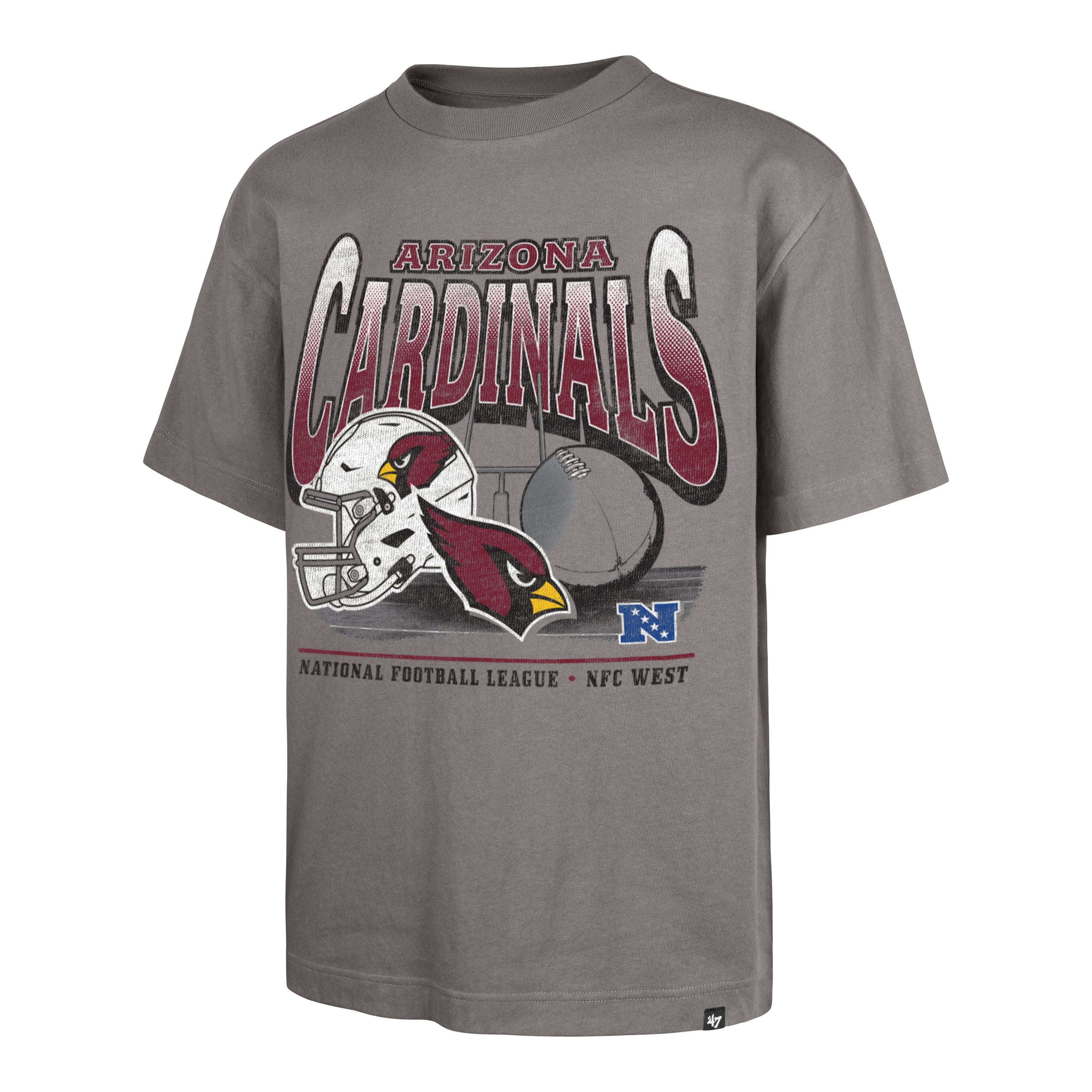 ARIZONA CARDINALS REGIONAL '47 FOUNDATION TEE WOLF GREY