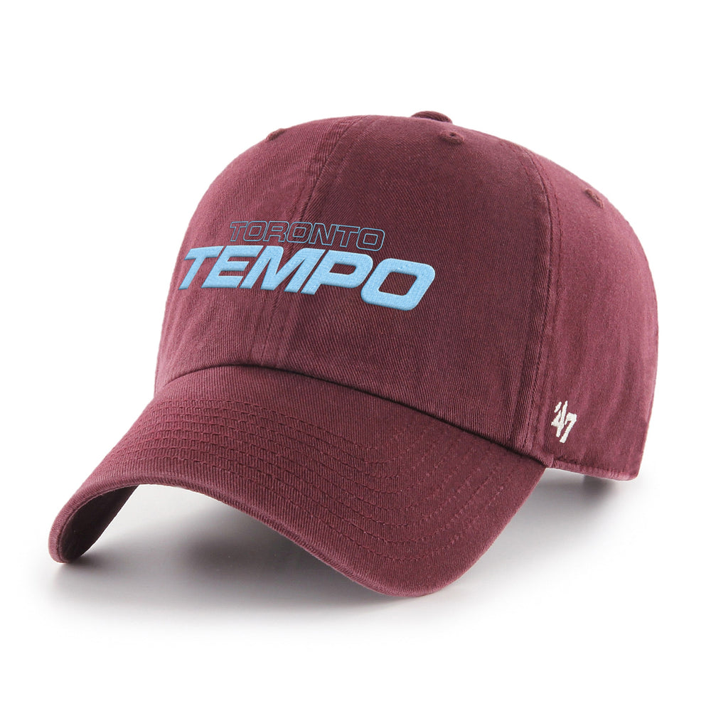 TORONTO TEMPO BALLPARK SCRIPT SHOT '47 CLEAN UP DARK MAROON