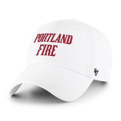 PORTLAND FIRE BALLPARK SCRIPT SHOT '47 CLEAN UP WHITE