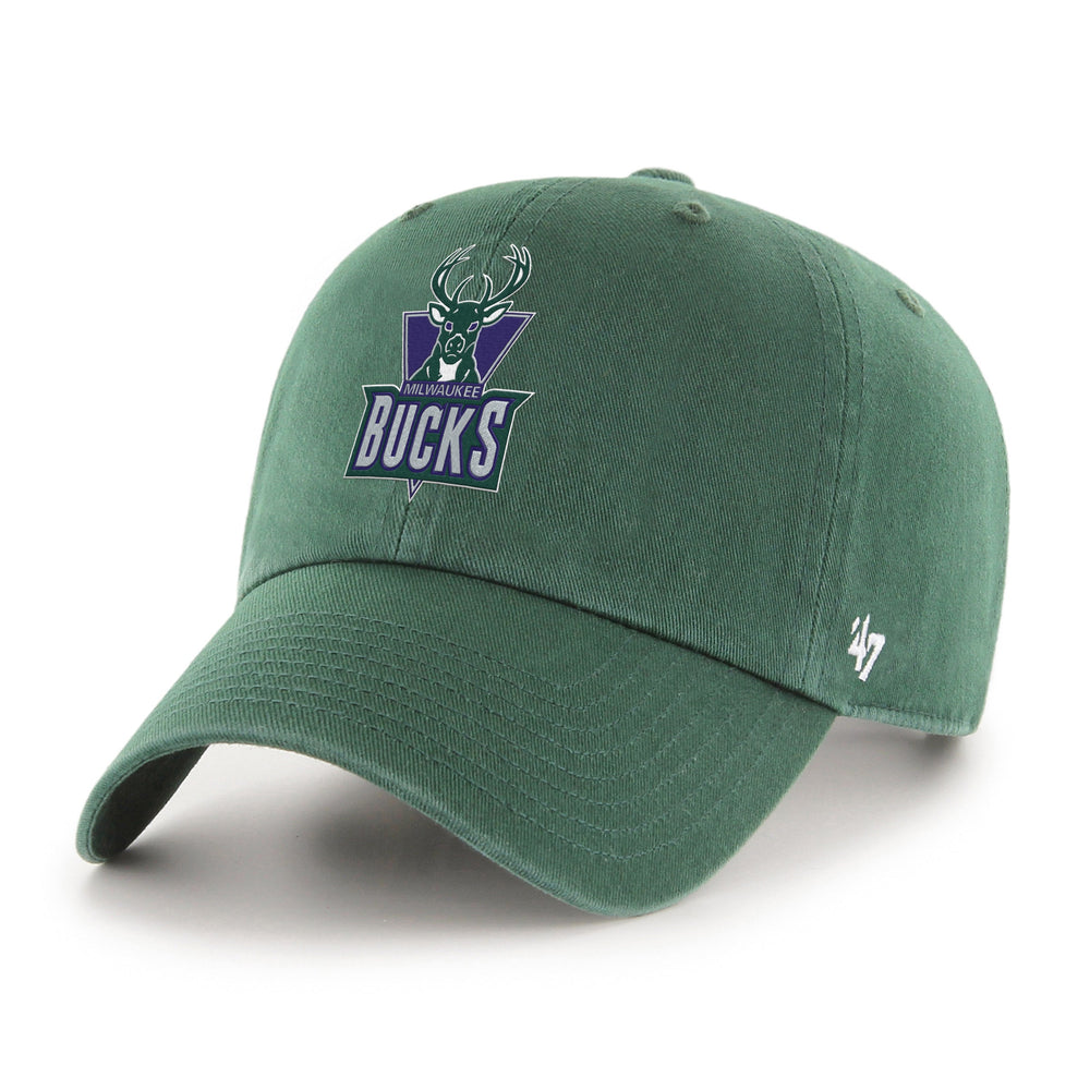 MILWAUKEE BUCKS HARDWOOD CLASSICS '47 CLEAN UP DARK GREEN