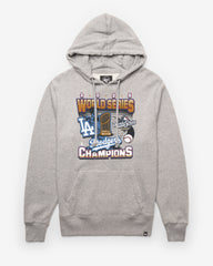 LOS ANGELES DODGERS 2025 WORLD SERIES CHAMPIONS '47 HEADLINE HOOD SLATE GREY